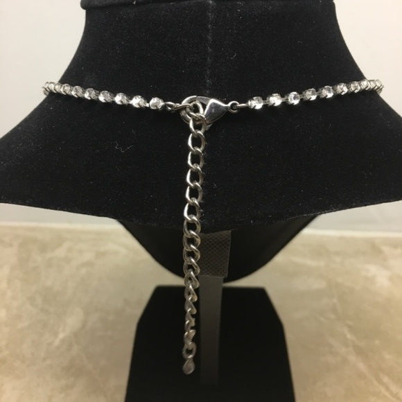 David's Bridal Rhinestone Statement Necklace - Picture 4 of 6